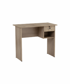 Table de Bureau ECO 3' finition Sonoma 123017 - (1 tiroirs + espace de rangement)