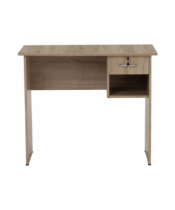 Table de Bureau ECO 3' finition Sonoma 123017 - (1 tiroirs + espace de rangement)