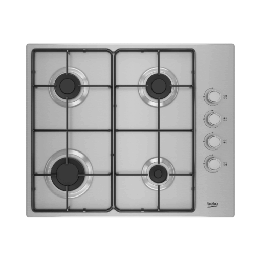 Plaque de cuisson à gaz Beko HIGG64123SXL - 4 feux