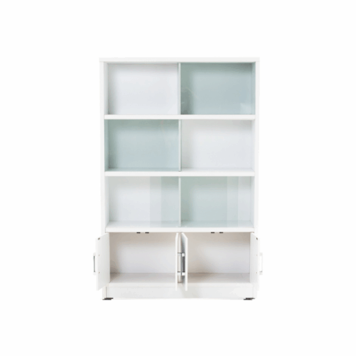 Etagère HAVIR -523031-(8 compartiments/Portes Vitrées)