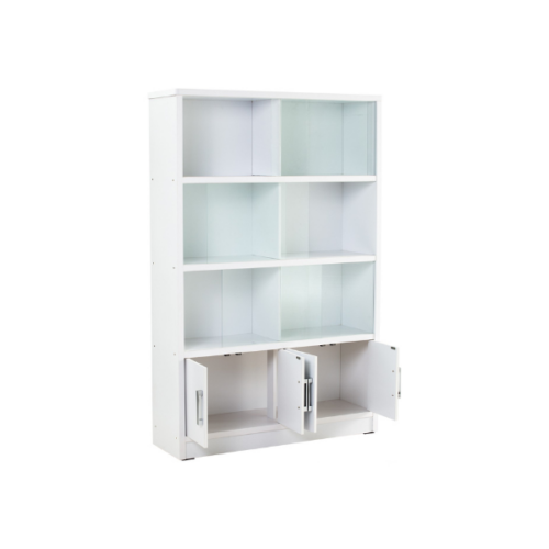 Etagère HAVIR -523031-(8 compartiments/Portes Vitrées)