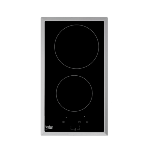 Plaque vitrocéramique Beko HDMC32400TX - 2 zones-3000W
