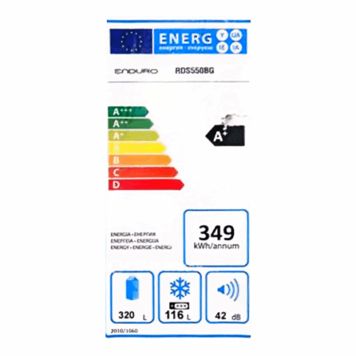 Réfrigérateur 2 portes Enduro RDS550BG - 550 L-(Defrost)