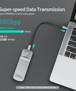 Boîtier SSD Choetech PC-HDE16 USB 3.1 Gen 2 [10 Gbit/S]