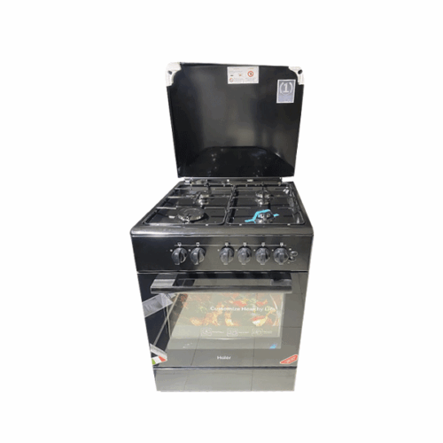 Cuisinière à gaz Haier HCR2040EGB 60x60 - 4 feux