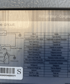 Réfrigérateur bar Smart Technology STR-135H – 68L