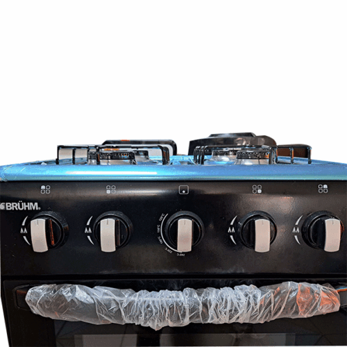Cuisinière à gaz Brühm BGC-5540IB 50x50- 4 feux