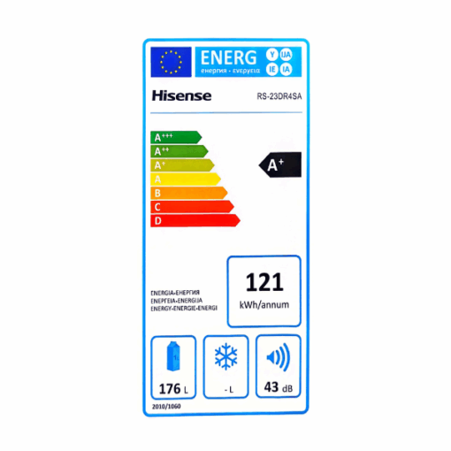 Réfrigérateur grand bar Hisense RS-23DR4SA - 176L