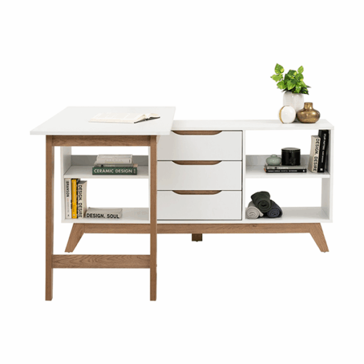 Bureau de Travail MANDO 173/171- 124057- (4 compartiments + 3 tiroirs)