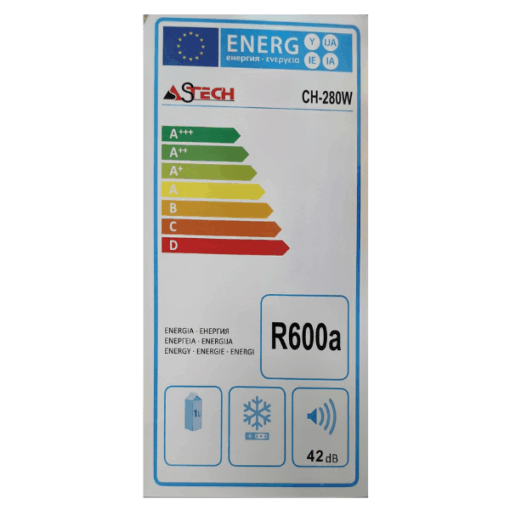 Congélateur horizontal Astech CH-280W- 198 L