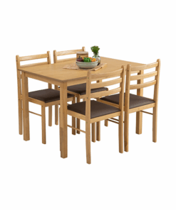 Ensemble Table à Manger Wald (1 table + 4 chaises) 140012