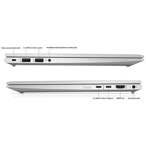 Ordinateur portable HP EliteBook 845 G7 10 génération - 512Go - 16 Go RAM - 13" (anti-reflet/empreinte digitale)