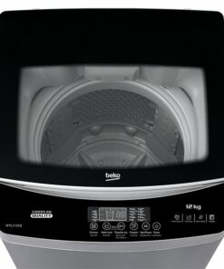 Machine à laver Beko WTLI120S - 12kg (10 programmes - Avertisseur sonore - Système anti-vibration - Chargement par le haut)