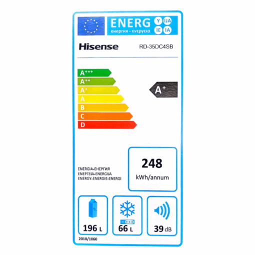 Réfrigérateur combiné Hisense RD-35DC4SB - 262L 3T