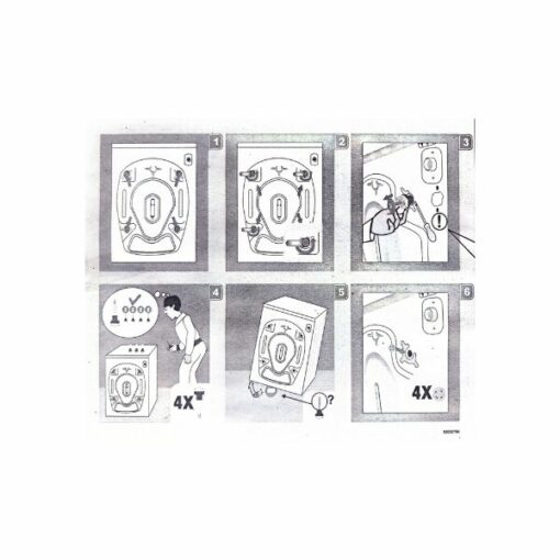 Machine à laver Roch RWM-10SI-H - 10kg - Inverter-GRIS