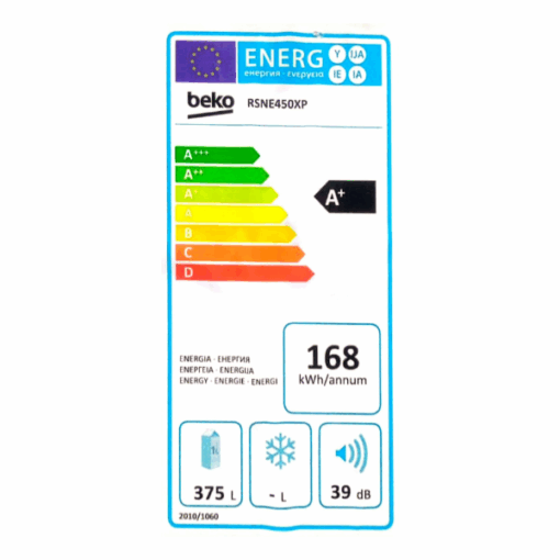 Réfrigérateur Beko RSNE450XP - 375 L