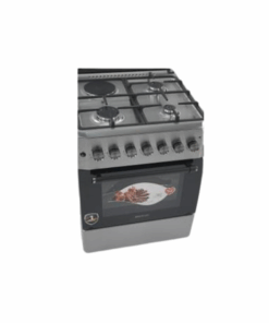Cuisinière Mixte ELACTRON EL-6031-60x60 (3 feux à gaz et 1 foyer électrique )- four à gaz