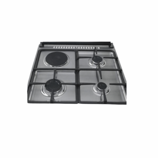 Cuisinière Mixte ELACTRON EL-6031-60x60 (3 feux à gaz et 1 foyer électrique )- four à gaz