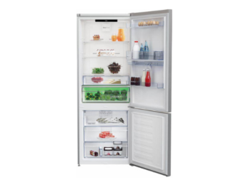 Réfrigérateur Combiné Congélation Bas BEKO-RCNE620X-620L 3T NoFrost-A++