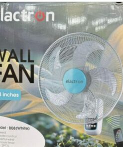Ventilateur mural Elactron B08 - 18 Pouces (Blanc) avec Télécommande