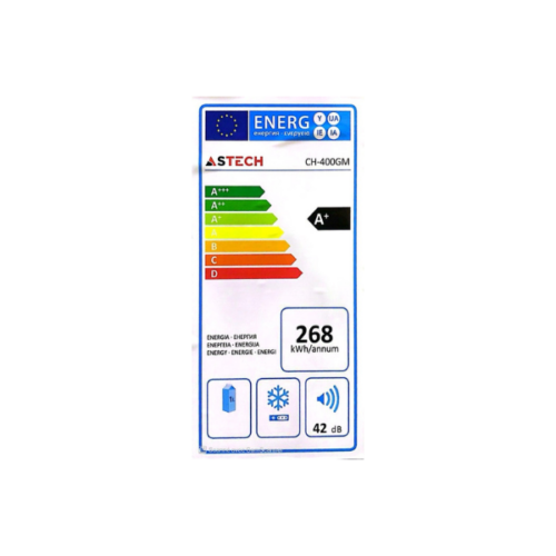 Congélateur horizontal Astech CH400GM - 400L A+