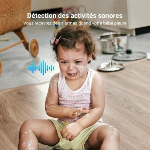 Caméra de Surveillance Intérieure Motorisée EZVIZ- CS-C6 -2K+ 4MP – Vision 360°