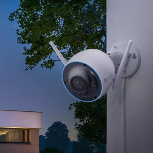 EZVIZ H3 3K – Caméra IP Wi-Fi Extérieure 5MP, Vision Nocturne Couleur, IA & Alarme Active
