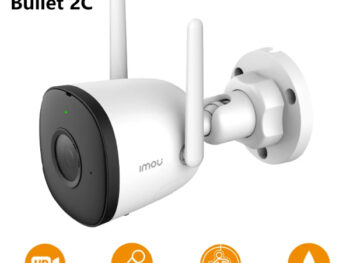 Caméra de Surveillance Extérieure Imou Bullet2C 2MP IPC-F22P– Vision Nocturne & Détection Humaine