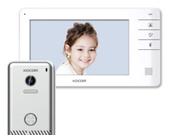 Kit Vidéo Interphone KOCOM KCV-S701EB + KC-S81M – Moniteur 7″
