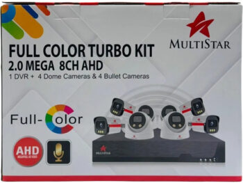 Kit de Surveillance Multistar 8/KIT8  8CH – 2MP