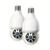 Caméra Ampoule RSCAR RS-CCTV381 – 2MP, Wi-Fi, Vision Nocturne, Vue 360°, Audio & Détection de Mouvement
