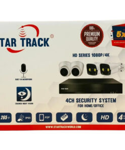 Kit de Vidéosurveillance -Star Track 4CH-KIT4 STKX10844W-21 ( Avec Fil)