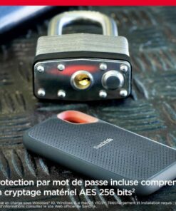 SanDisk Extreme Portable SSD 8To – USB 3.2 Gen 2
