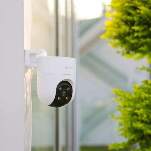 EZVIZ H8c – Caméra IP Wi-Fi Extérieure 2MP, Panoramique & Inclinable, Vision Nocturne Couleur, IA & Alarme Active