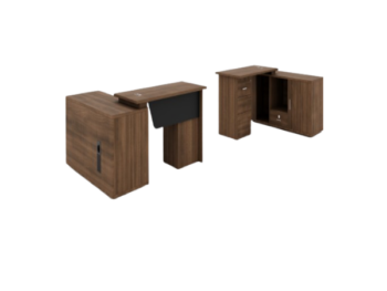 Bureau de Direction avec Rangements Intégrés OZ-EDK04-18