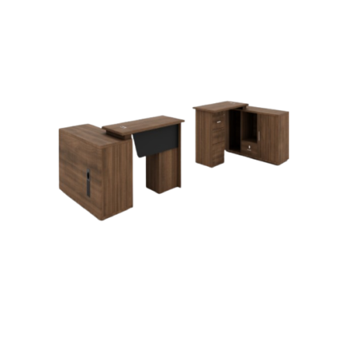Bureau de Direction avec Rangements Intégrés OZ-EDK04-18