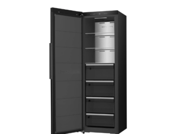 Congélateur Vertical Hisense FT5K310GSFC – 312L, 4 tiroirs,  No Frost, Inverter, Connecté WiFi & FreshFit