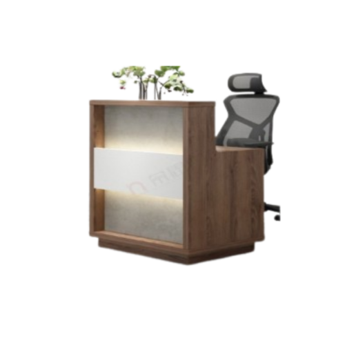 Comptoir de Réception Lumineux en Bois Moderne OZ-8312-10
