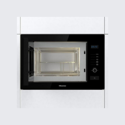 Micro-ondes Encastrable Hisense HB25MOBX7G – 25L, (Grill Quartz, Écran LED Noir)