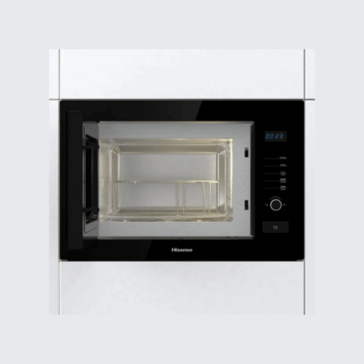 Micro-ondes Encastrable Hisense HB25MOBX7G – 25L, (Grill Quartz, Écran LED Noir)