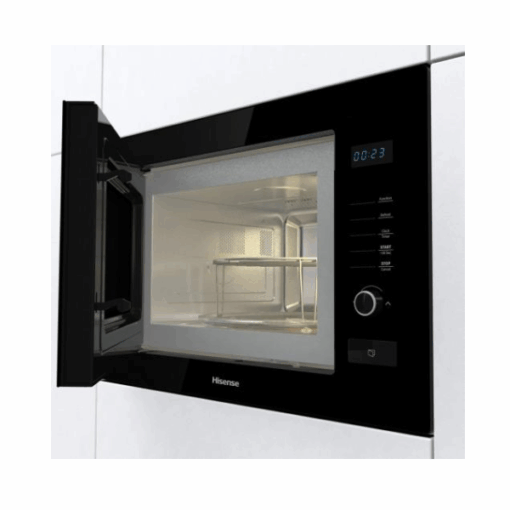 Micro-ondes Encastrable Hisense HB25MOBX7G – 25L, (Grill Quartz, Écran LED Noir)