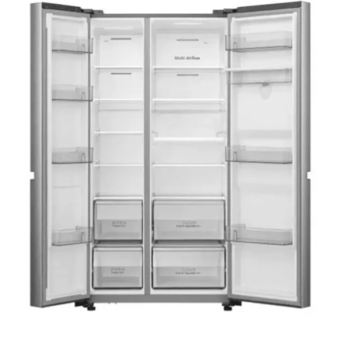 Réfrigérateur Side-by-Side Hisense RS-87WS4SAS/S – 668L, (Inverter, No Frost & WiFi)