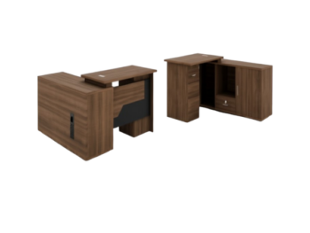 Bureau de Direction avec Rangements Intégrés OZ-EDK03-16