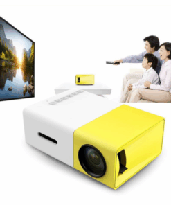Mini Vidéo Projecteur Portable YG-300 – Projection Haute Qualité, Compact et Pratique pour Cinéma à Domicile et Présentations