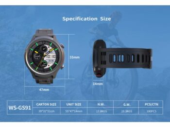 Montre Connectée WSTER WS-GS91 - Appels Bluetooth et Suivi d'Activités