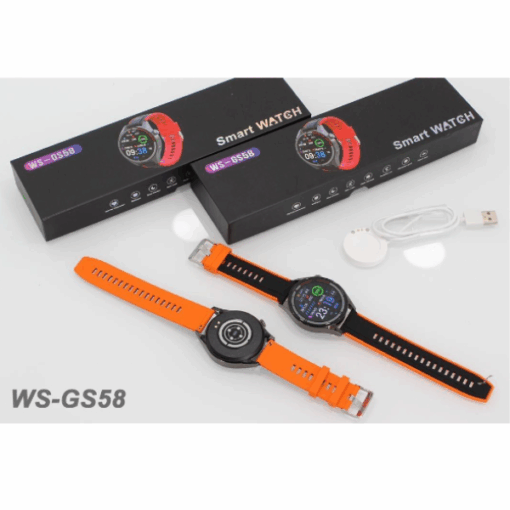 Montre Connectée de Sport WSTER WS-GS58 - Appels Bluetooth et Moniteur de Fréquence Cardiaque