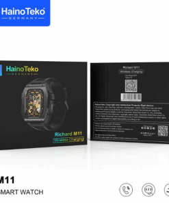Montre Connectée HainoTeko  M11 - Appels Bluetooth, Boîtier Métal et Suivi de Santé
