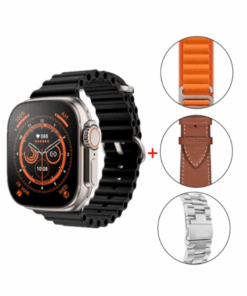 Montre Connectée ULTRA Y10 - 4 Bracelets, Écran 2.1" et Étanche IP68