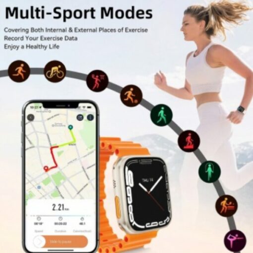 Montre Connectée de Sport WSTER WS-GS28 - Écran 2.2" - Appels Bluetooth