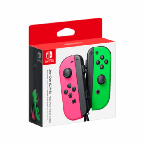 Paire de Manettes Nintendo Switch Joy-Con – Droit & Gauche, Sans Fil, Vibration HD, Compatible Mode Solo & Duo